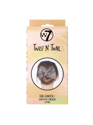 W7 Twist 'N' Twirl Bun Shaper - Leopard 