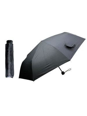 Unisex Black 19.5" Supermini Umbrella With Round Handle