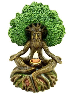 Wise Old Tree Man of the Forest Backflow Incense Burner