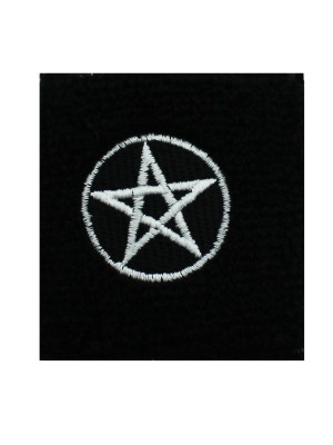 Wrist Sweatbands White Pentagram Design
