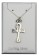Wholesale Sterling Silver Cross Design Necklace (18mm)