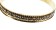 Gold Two Row Diamante Hoop Earrings - 6.8cm
