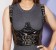 Patent PU Underbust Corset With Buckles & Straps 