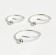 Sterling Silver Ball Closure Nose Rings- Silver (10mm)