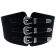 Triple Buckle Corset Belt - Black