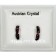 Austrian Crystal Semi Hoop Earrings Assorted - 9mm