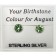 Birthstone Studs Earrings- August 5 mm