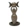 Bronze Spiral Goddess Tea Light Holder - 12cm