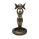 Bronze Spiral Goddess Tea Light Holder - 12cm