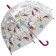 Childrens Unicorn and Rainbow design Dome umbrella - Clear
