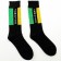 Men's Jamaican Flag Design Ankle High Socks (1 Pack)