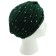Jersey Turban Hat with Sequins - Green