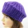 Girls Knitted Beret Hat - Assorted Colours