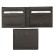 Mens RFID Woodbridge Genuine Leather Wallet 9 Card Slots - Black