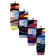 Men's Black Patterned Socks (3 Pair Pack) - Asst 