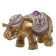 Metallic Glitter Lucky Elephant Incense Stick Holder 