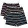Men's Black Striped Boxers - Large (Pack of 3)