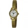 Ravel Ladies Metal Bracelet Round Watch - Gold/White