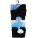 Wholesale Black Ankle High School Socks - Fresh Feel (UK - 4-7)
