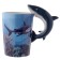 Lisa Parker Shark Ceramic Shaped Handle Mug