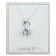 Sterling Silver Cubic Zirconia Pendant Necklace - Clear (8mm)