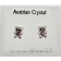Sterling Silver Teddy Studs-Assorted Colours (6mm)