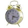 Wholesale Acctim Keywound Saxon Bell Alarm Clock - Gold