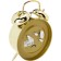 Wholesale Acctim Keywound Saxon Bell Alarm Clock - Gold
