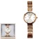 Wholesale Henley Ladies Crystal Bracelet Watch - Rose Gold