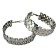 Wholesale Silver Fashion Hoop Earrings 22mm