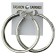 Wholesale Silver Side Pattern Fashion Hoop Earrings - 6cm