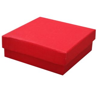 Square Red Gift Box 9x9x3