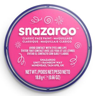 Snazaroo Classic Face Paint 18ml - Bright Pink 