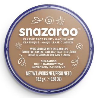 Snazaroo Classic Face Paint 18ml - Light Beige 