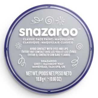 Snazaroo Classic Face Paint 18ml - Light Grey 