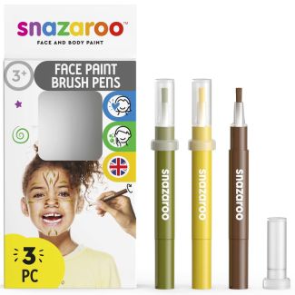 Snazaroo Brush Pen - Jungle Pack