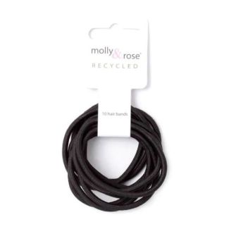 Wholesale Molly & Rose Black Snag Free Elastics-4cm 