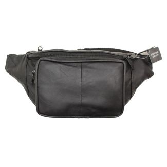 Wholesale Biggs & Bane Genuine Leather Black Bum Bag