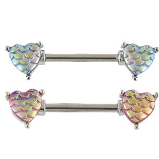 Wholesale Mermaid Hearts Nipple Bar