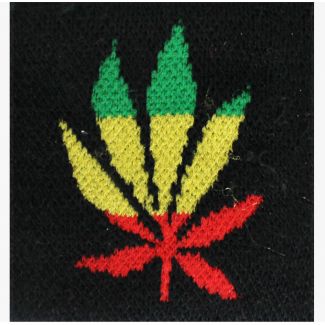  Wrist Sweatband 3 Colours Leaf Design