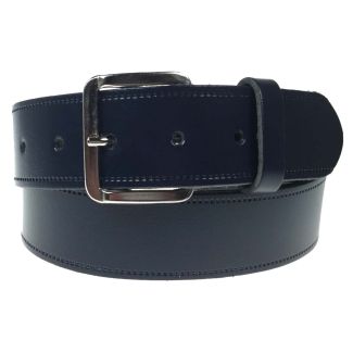 Men's Genuine Leather 1.5" Wide Belts Navy