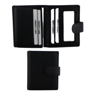Men's RFID Florentino Leather Wallet - Black