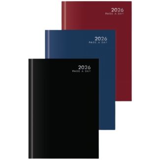 2026 A5 Page A Day Classic Diary With Full Page Weekends
