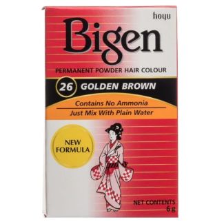 Wholesale Bigen Permanent Powder Hair Colour - Golden Brown (26)