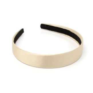 2.5cm Wide Satin Aliceband - Blonde