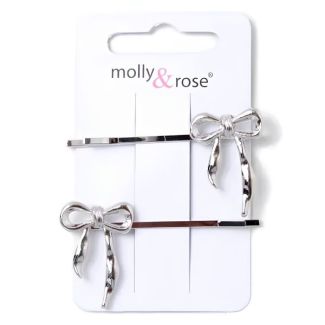 Bow Motif Hair Grips (5.5cm)