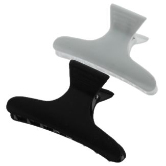 Plain Plastic Basic Clamps - Asst. Colours (8cm)