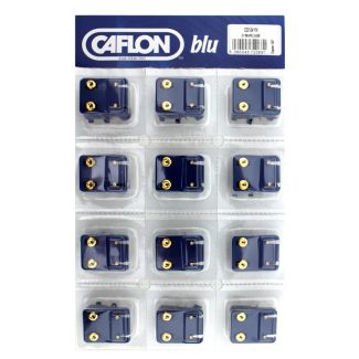 Caflon Blu Mini April Gold Crystal Birthstone Studs Clawset 