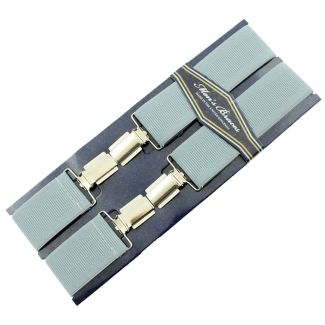 Men's Braces Grey 35mm Wide