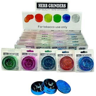 3 Parts Shinny Acrylic Handmuller Leaf Design  -  Assorted (30mm)